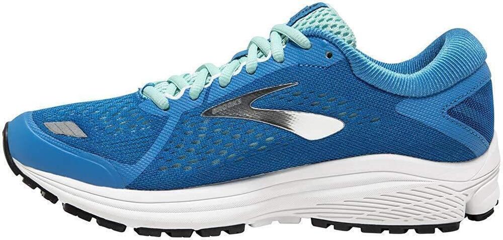BROOKS WOMENS ADRENALINE GTS 20 RUNNING SHOE - ALLOY/ROSE GOLD/BLACKENED PEAR -